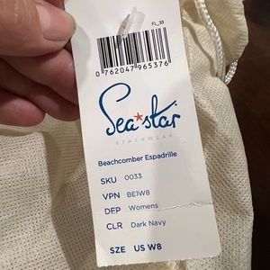 Seastar Beachcomber Espadrille W8 Navy